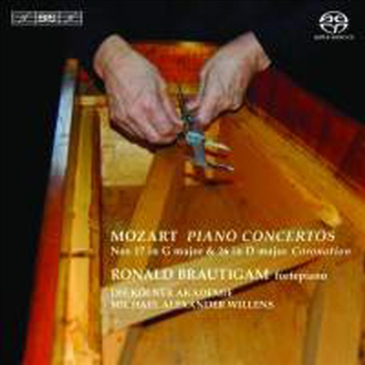 모차르트: 피아노 협주곡 17번 &amp; 26번 (Mozart: Piano Concertos Nos.17 &amp; 26)(SACD Hybrid) - Ronald Brautigam