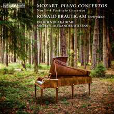 모차르트: 피아노 협주곡 1번 - 4번 (Mozart: Piano Concerto Nos.1 - 4) (SACD Hybrid) - Ronald Brautigam