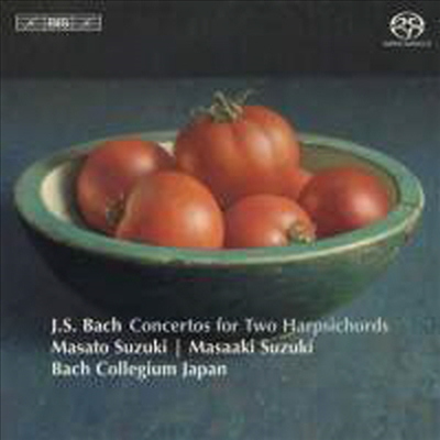 바흐: 두 대의 하프시코드를 위한 협주곡집 (Bach: Concertos for Two Harpsichord) (SACD Hybrid)(CD) - Masaaki Suzuki