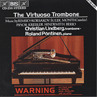 비르투오조 트롬본 (The Virtuoso Trombone)(CD) - Christian Lidberg