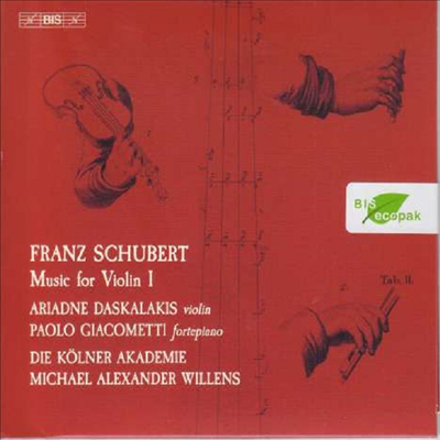 슈베르트 : 바이올린을 위한 작품 1집 (Schubert: Music for Violin, Vol.1) (SACD Hybrid)(CD) - Ariadne Daskalakis