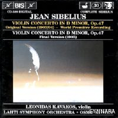 시벨리우스 : 바이올린 협주곡 - 오리지널 버전과 최종 버전 (Sibelius : Violin Concerto)(Digipack)(CD) - Leonidas Kavakos