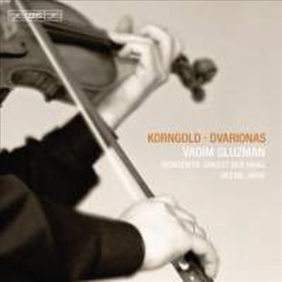 코른골드 &amp; 드바리오나스 : 바이올린 협주곡 (Korngold &amp; Dvarionas : Violin Concertos)(CD) - Vadim Gluzman