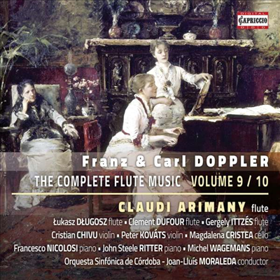 도플러 형제의 플루트 작품 전곡 9집 (Franz & Carl Doppler: The Complete Flute Music, Vol. 9)(CD) - Claudi Arimany