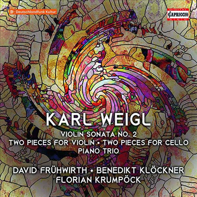 칼 웨이글: 바이올린 소나타 2번, 피아노 삼중주, 첼로 소곡 (Karl Weigl: Violin Sonata No.2, Piano Trio, Piece For Cello & Piano)(CD) - David Fruhwirth