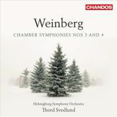 바인베르크: 실내 교향곡 3번 &amp; 4번 (Weinberg: Chamber Symphonies Nos.3 &amp; 4)(CD) - Thord Svedlund