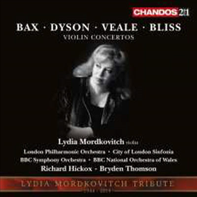 박스, 다이슨, 블리스, 빌: 바이올린 협주곡 (Bax, Dyson, Bliss, Veale: Violin Concertos) (2CD) - Lydia Mordkovitch