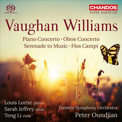 본 윌리엄스: 피아노 협주곡 &amp; 오보에 협주곡 (Vaughan Williams: Piano Concerto &amp; Oboe Concerto) (SACD Hybrid)(CD) - Peter Oundjian
