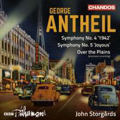 앤타일: 교향곡 4 & 5번 (Antheil: Symphonies Nos.4 & 5)(CD) - John Storgards