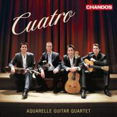 콰트로 - 4개의 기타를 위한 스페인 음악(Cuatro - Spain Works for four Guitar)(CD) - Aquarelle Guitar Quartet