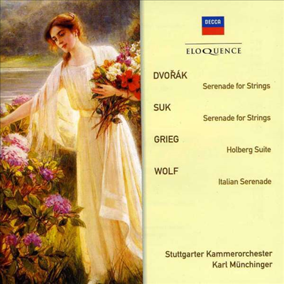 드보르작, 수크: 현을 위한 세레나데, 볼프: 이탈리안 세레나데, 그리그: 홀베르크 모음곡 (Dvorak, Suk: Serenades For String Orchestra, Wolf: Italian Serenade, Grieg: Holberg Suite)(CD) - Karl Munchinger