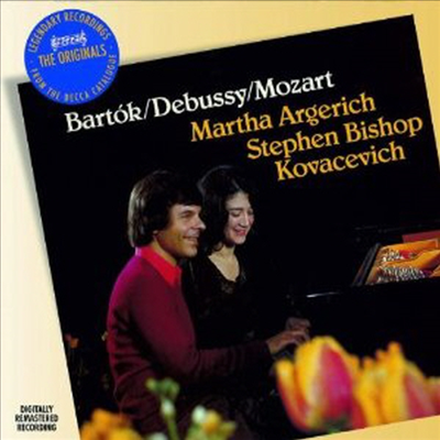 모차르트, 드뷔시, 바르톡: 피아노 이중주 (Mozart, Debussy, Bartok: Piano Duets)(CD) - Martha Argerich