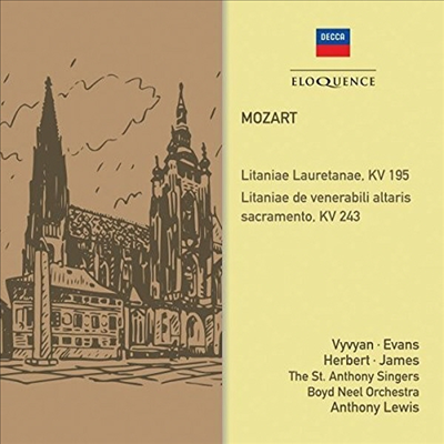모차르트: 리타나이 (Mozart: Litanies K.195 & 243)(CD) - Jennifer Vyvyan