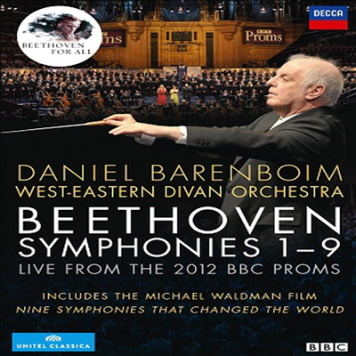 베토벤: 교향곡 전곡 & 다큐멘터리 '세상을 바꾼 9개의 교향곡' (Beethoven: Complete Symphonies & Nine Symphonies that Changed the World Documentary) (4DVD)(한글자막) (2013) - Daniel Barenboim