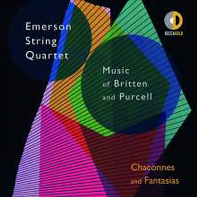 브리튼: 현악 사중주 2, 3번 & 퍼셀: 샤콘느 (Britten: String Quartet Nos.2, 3 & Purcell: Chacony)(CD) - Emerson String Quartet