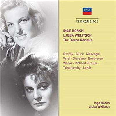 소프라노 잉게 보르크, 류바 벨리치 - 데카 리사이틀 (Inge Borkh &amp; Ljuba Welitsch - The Decca Recitals) (2CD) - Inge Borkh