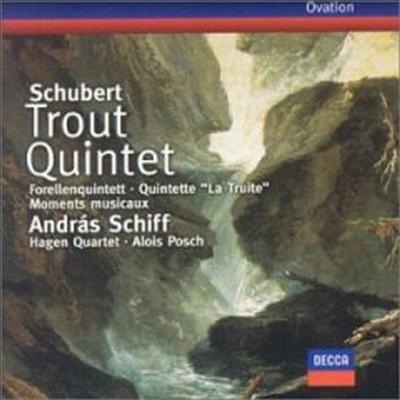 슈베르트 : 피아노 오중주 '송어', 악흥의 순간 (Schubert : 'Trout' Quintet D.667, Moments Musicaux D.780)(CD) - Andras Schiff