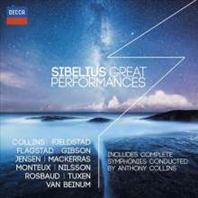 시벨리우스 걸작녹음 (Sibelius: Great Performances) (11CD Boxset) - Anthony Collins