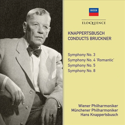 크나퍼츠부슈 - 전설의 브루크너 교향곡 3, 4, 5, 8번 (Hans Knappertsbusch - Decca & Westminster Bruckner Recordings) (Remastered)(4CD Boxset) - Hans Knappertsbusch