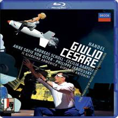 헨델: 오페라 줄리오 체사레 - 2012 잘츠부르크 (Handel: Opera &#39;Giulio Cesare in Egitto&#39;) (한글무자막)(Blu-ray) (2016) - Cecilia Bartoli