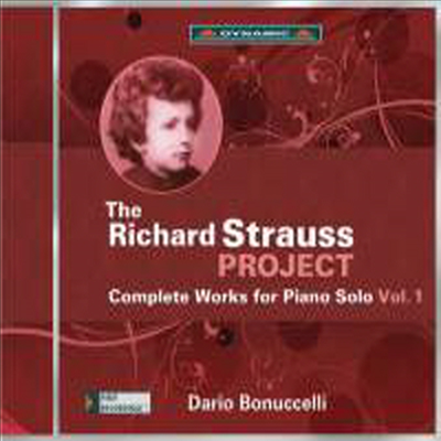 R.슈트라우스: 피아노 작품 전곡 1집 (R.Strauss: Complete Works for Piano Vol.1) (CD) - Dario Bonuccelli