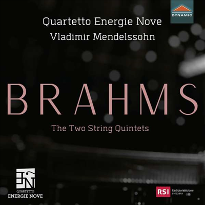 브람스: 현악 사중주 1 &amp; 2번 (Brahms: String Quintets Nos.1 &amp; 2)(CD) - Quartetto Energie Nove
