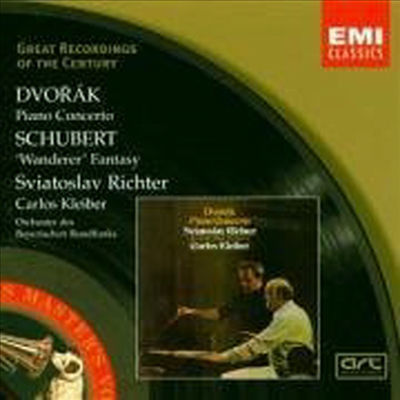 드보르작: 피아노 협주곡, 슈베르트: 방랑자 환상곡 (Dvorak: Piano Concerto, Schubert: Wandererfantasie D.760)(CD) - Sviatoslav Richter