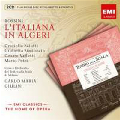 로시니: 알제리의 이탈리아 여인 (Rossini: L'Italiana In Algeri) (Bonus Disc with Libretto & Synopsis) (3CD) - Carlo Maria Giulini