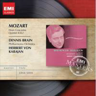 모차르트: 호른 협주곡 1-4번, 피아노 오중주 (Mozart: Horn Concertos No.1-4, Quintet for Piano and Winds K452)(CD) - Dennis Brain