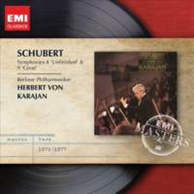 슈베르트: 교향곡 8 '미완성', 9번 '그레이트 (Schubert: Symphony No.8 'Unfinished', & 9 'Great')(CD) - Herbert Von Karajan