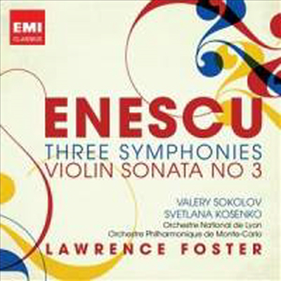 에네스쿠: 교향곡 1-3번, 바이올린 소나타 3번 (George Enescu: Symphony No.1-3, Violin Sonata No.3 - 20th Century Classics) (2CD) - Lawrence Foster