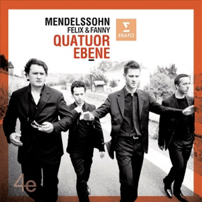 멘델스존: 현악 사중주 2번, 6번 & 파니 멘델스존: 현악 사중주 (Mendelssohn: String Quartets Nos.2, 6 & Fanny Mendelssohn: String Quartet In E Flat Major)(CD) - Quatuor Ebene