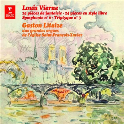 비에른: 오르간 작품집 (Vierne: Works for Organ) (4CD) - Gaston Litaize