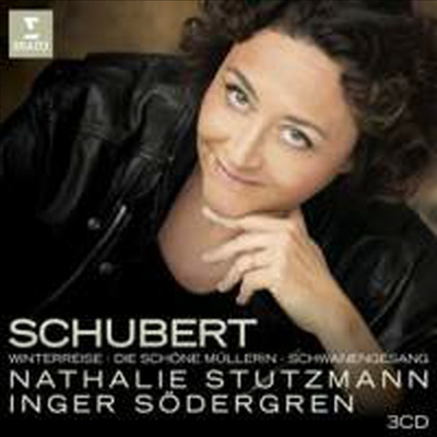 슈베르트: 겨울 나그네, 아름다운 물방앗간 아가씨 & 백조의 노래 (Schubert: Die Schone Mullerin, Winterreise & Schwanengesang) (3CD) - Nathalie Stutzmann