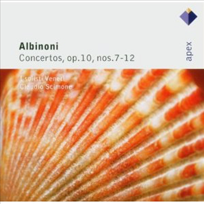 알비노니: 바이올린 협주곡 (Albinioni: Violinkonzerte Op.10 No.7-12)(CD) - Claudio Scimone