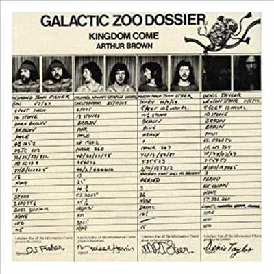 Arthur Brown &amp; Kingdom Come - Galactoc Zoo Dossier (Remastered)(Expanded Edition)(CD)