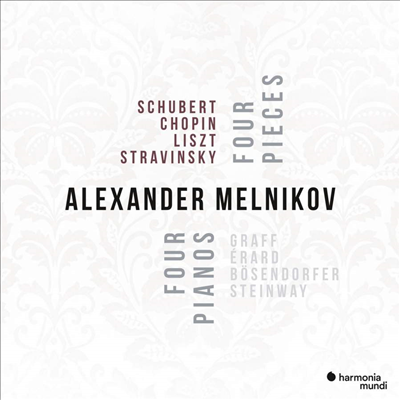 쇼팽: 연습곡 1 - 10번 & 슈베르트: 방랑자 환상곡 (Chopin: Etudes Nos.1 - 10 & Schubert: Fantasie 'Wanderer)' (CD) - Alexander Melnikov