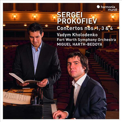 프로코피에프: 피아노 협주곡 1, 3 &amp; 4번 (Prokofiev: Piano Concertos Nos.1, 3 &amp; 4)(CD) - Vadym Kholodenko