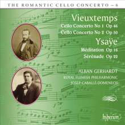 낭만주의 첼로 협주곡 시리즈 6집 - 비외탕 &amp; 이자이 (The Romantic Cello Concerto Vol.6 -Ysaye &amp; Vieuxtemps )(CD) - Josep Caballe-Domenech