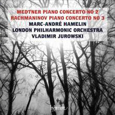 매트너: 피아노 협주곡 2번 &amp; 라흐마니노프: 피아노 협주곡 3번 (Medtner: Piano Concerto No.2 &amp; Rachmaninov: Piano Concerto No.3)(CD) - Marc-Andre Hamelin