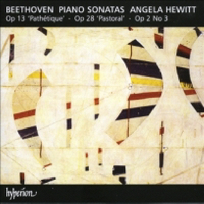 베토벤 : 피아노 소나타 2집 - 15번 &#39;전원&#39;, 8번 &#39;비창&#39;, 3번 (Beethoven : Piano Sonatas, Vol. 2 - No.15 Op.28 &#39;Pastoral&#39;, No.8 Op.13 &#39;Pathetique&#39;, No.3 Op.2/3)(CD) - Angela Hewitt