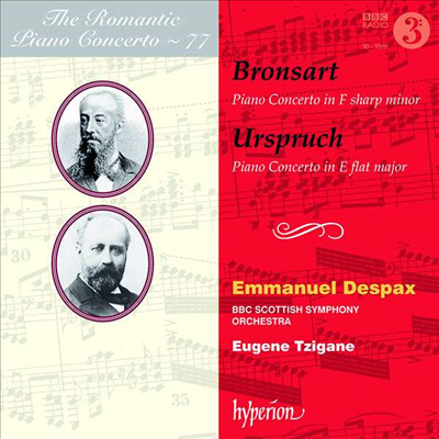 브론자르트 &amp; 우르슈프루프: 피아노 협주곡 (Bronsart &amp; Urspruch: Piano Concertos)(CD) - Emmanuel Despax