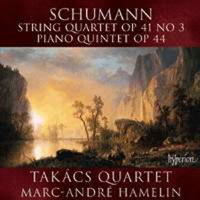 슈만 : 피아노 오중주 Op.44 & 현악 사중주 3번 Op.41-3 (Schumann : String Quartet & Piano Quintet)(CD) - Takacs Quartet