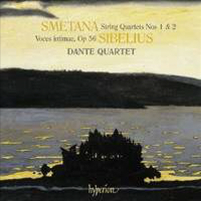 스메타나 : 현악 사중주 1, 2번 & 시벨리우스 : 현악 사중주 Op.56 '친애하는 목소리' (Smetana & Sibelius : String Quartets)(CD) - Dante Quartet