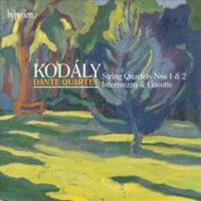 코다이: 현악 사중주 1번 &amp; 2번 (Kodaly: String Quartets Nos. 1 &amp; 2)(CD) - Dante Quartet