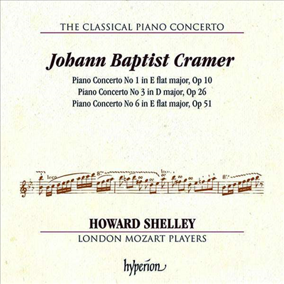 크래머: 피아노 협주곡 1, 3 & 6번 (Cramer: Piano Concertos Nos.1, 3 & 6)(CD) - Howard Shelley