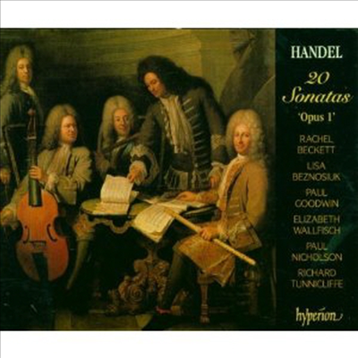 헨델: 20개의 실내 소나타 Op.1 (Handel: 20 Sonatas Op.1) (3CD) - Rachel Beckett