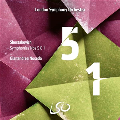 쇼스타코비치: 교향곡 1 & 5번 (Shostakovich: Symphonies Nos.1 & 5) (2SACD Hybrid) - Gianandrea Noseda