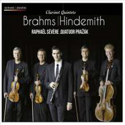 브람스, 힌데미트: 클라리넷 오중주 (Brahms, Hindemith: Clarinet Quintets)(CD) - Raphael Severe