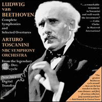 베토벤: 교향곡 1-9번, 서곡 (Beethoven: Complete Symphonies &amp; Selected Overtures) (Remastered)(5CD Boxset) - Arturo Toscanini